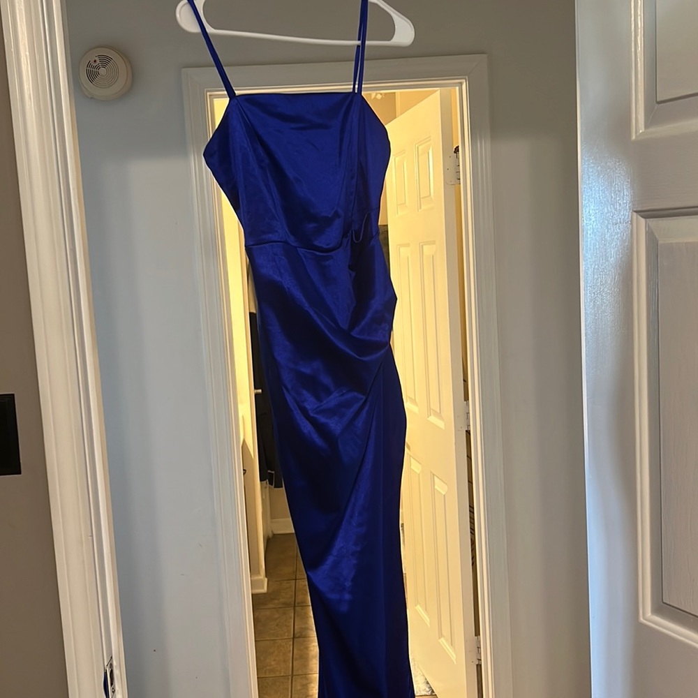Long Formal Dress Blue - Picture 4 of 4
